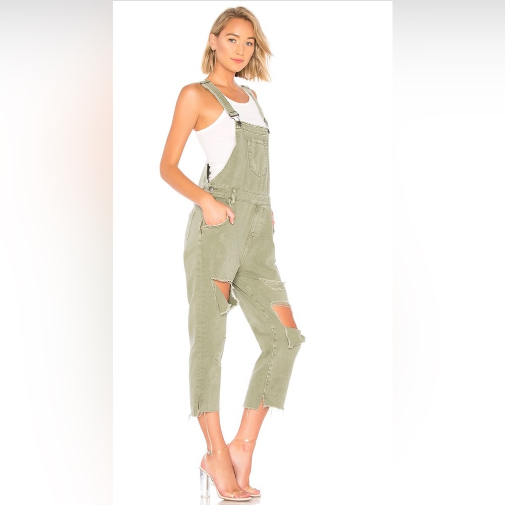 One Teaspoon Hooligan Overalls. NWT. Khaki Colored.